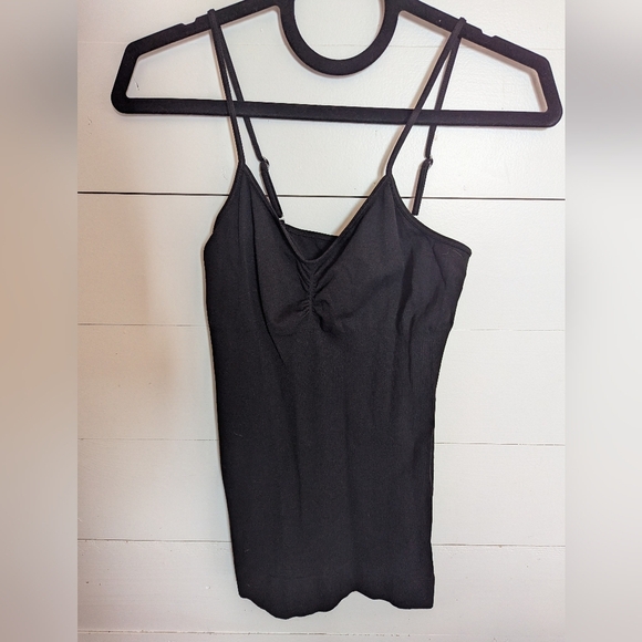 Candie's Black Nylon Spandex Top Size Small. - Picture 2 of 4